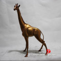 abstract bronze decorative giraffe statue